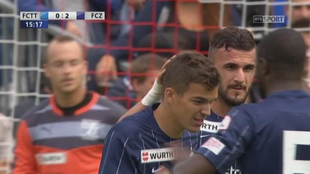 1-32e :  FC Tavannes-Tramelan - FC Zurich (0-2): doublé pour Sadiku qui place une tête imparable