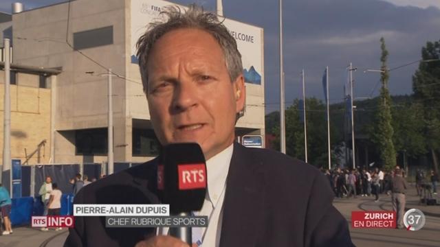 FIFA: les commentaires de Pierre-Alain Dupuis à Zurich