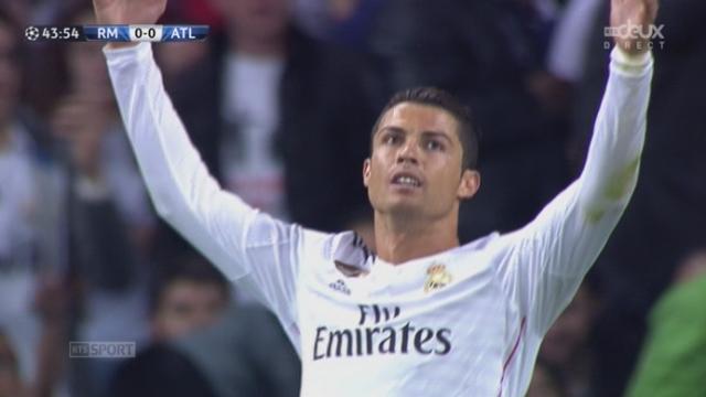 Real-Atletico (0-0): tir cadré de Ronaldo dévie par le portier de l'Atletico