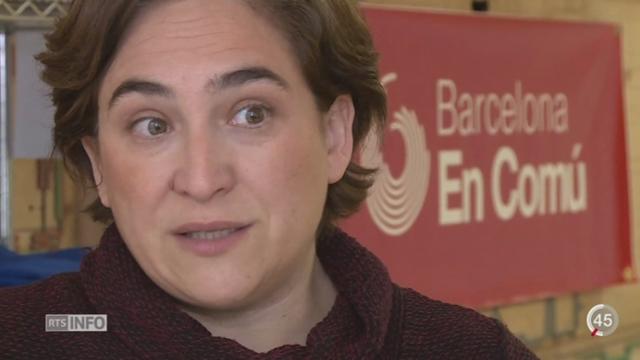 Espagne: Podemos, le parti anti-austérité, est en mesure de gagner la mairie de Barcelone