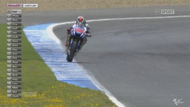 MotoGP: J. Lorenzo (ESP) s'impose sur ses terres devant son compatriote M. Marquez (ESP) et V. Rossi (ITA)