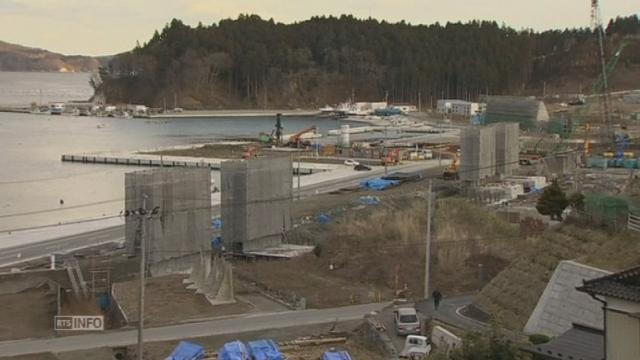 Construction de murs géants anti-tsunami au Japon