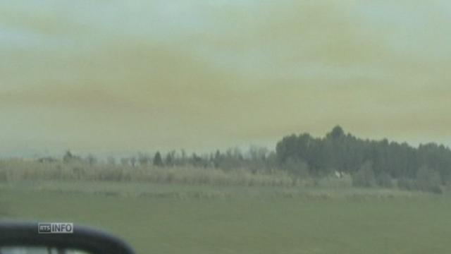 Un nuage toxique envahit le ciel près de Barcelone