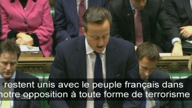 La reaction de David Cameron