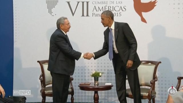 Sommet des Amériques: Barack Obama et Raul Castro se sont réunis pour un entretien