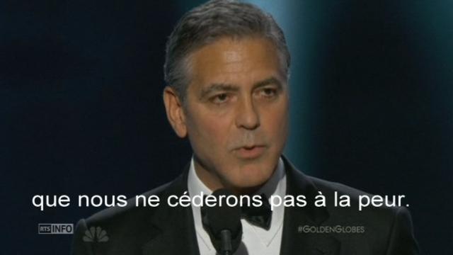 Hommages à Charlie Hebdo aux Golden Globes