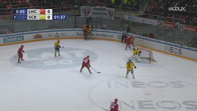 Hockey - Playoffs (1-4 de finale): Lausanne - Berne (1-2) + itw d'Etienne Froidevaux (att. Lausanne HC)