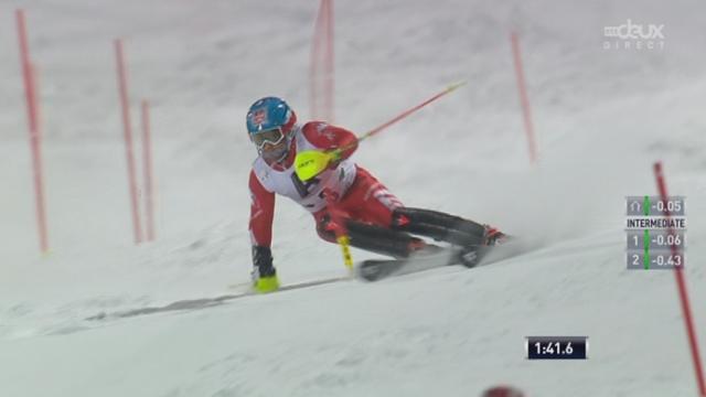 Slalom messieurs, 2e manche: Stefano Gross (ITA)