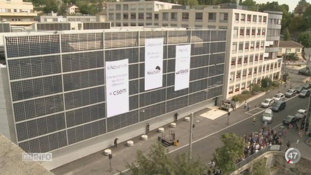 NE: une façade photovoltaïque de plus de 600m carré est inaugurée