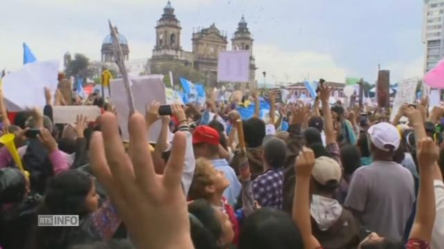 Les Guatémaltèques ne veulent plus de leur président