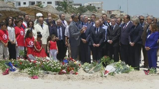Hommage aux victimes de l'attentat de Sousse