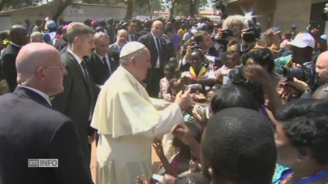 La pape apporte un message de paix à Bangui, en Centrafrique