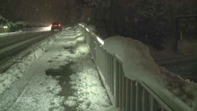 Genève se réveille sous la neige