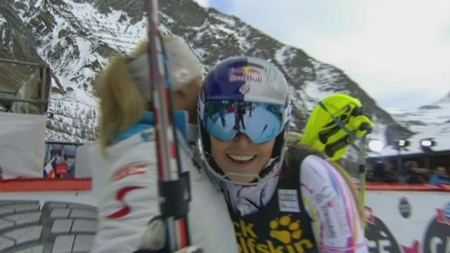 Super-combiné, slalom dames: Lindsey Vonn (USA) remporte une belle seconde place