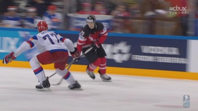 Finale, Canada - Russie (6-0): le Canada ne s’arrête plus de marquer avec un but supplémentaire de Mackinnon