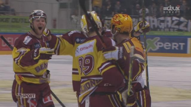 1-4, acte 5 : HC Lugano - Genève Servette (1-4): doublé pour D'Agostini qui inscrit le 4e but servettien