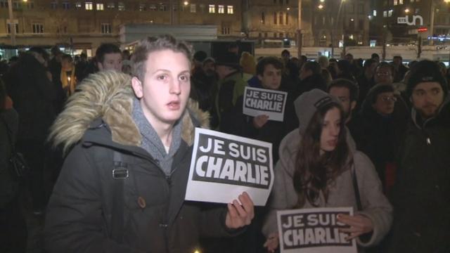 Après l'attentat dont a été victime Charly Hebdo à Paris, plusieurs mouvements de soutien ont été organisés en Suisse