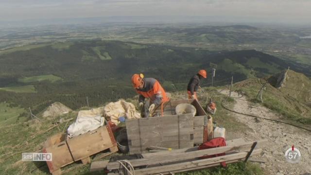 L'armée débute la construction d'une antenne militaire au sommet du Moléson