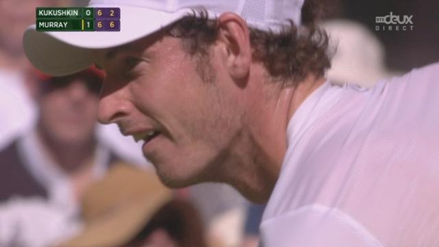Mikhail Kukushkin (KAZ) - Andy Murray (GBR) (4-6, 6-7): Andy Murray (GBR) s'adjuge la seconde manche au tie-break 7-3