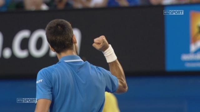 3e tour, Novak Djokovic (SRB) - Fernando Verdasco (ESP) (7-6): le Serbe réussit à gagner ce 1er set contre l’Espagnol