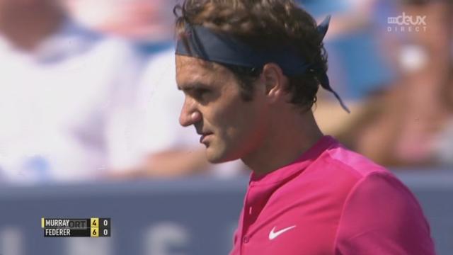 ½ finale, Murray - Federer (4-6): le Suisse conserve son break d’avance et s’empare de la première manche