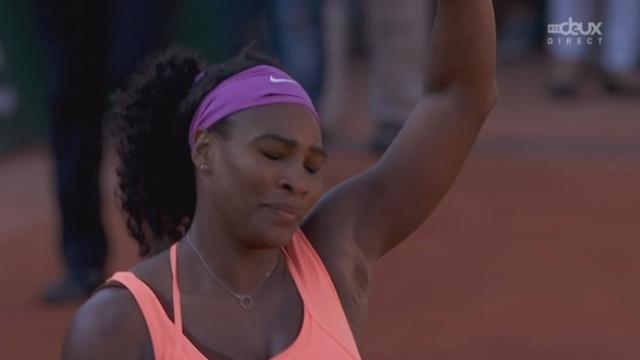 1-2 dames, Serena Williams (USA) - Timea Bacsinszky (SUI) (4-6, 6-3, 6-0): Serena Williams (USA) s’impose en 3 sets et inflige une correction dans la dernière manche