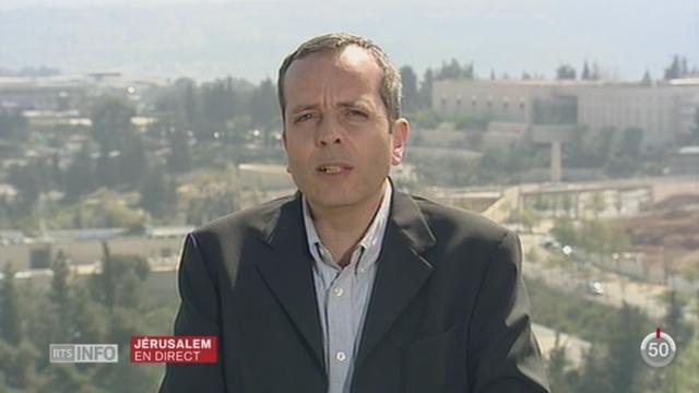 Stéphane Amar, correspondant à Jérusalem, en duplex de Jérusalem. [DR]