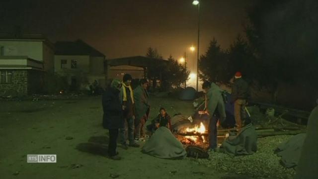 Des refugies sont toujours bloques a la frontiere austro slovene