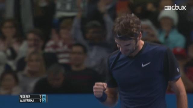 Tennis - Masters de Londres: Federer remporte la victoire face à Wawrinka 7-5 6-3
