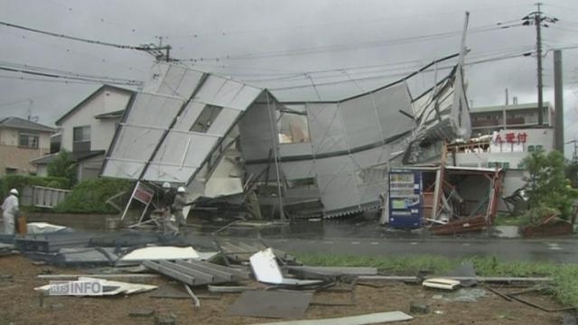 Le typhon Goni frappe le sud-ouest du Japon