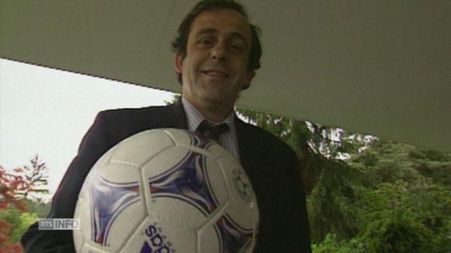 Michel Platini interviewé par la RTS en 1998