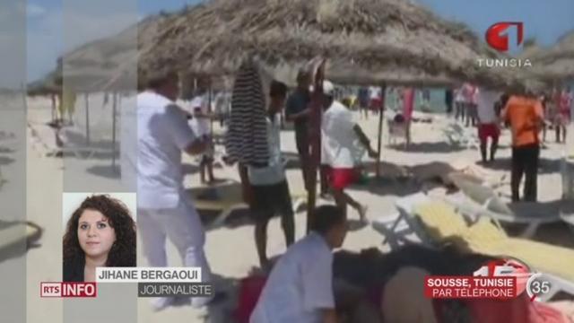 Fusillade - Tunisie: les explications de Jihane Bergaoui, journaliste, depuis Sousse, Tunisie