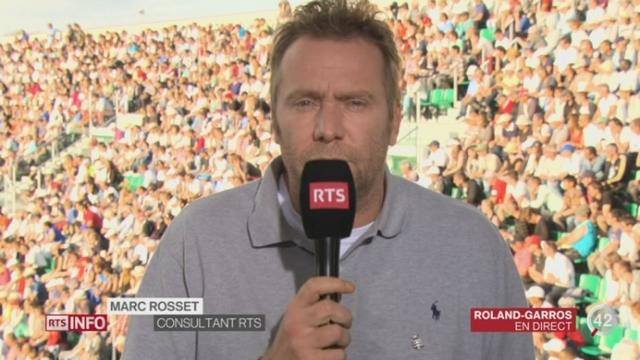 Tennis - Roland-Garros: les commentaires de Marc Rosset, à Paris