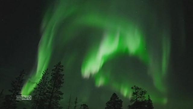 Impressionnantes images d aurores boreales
