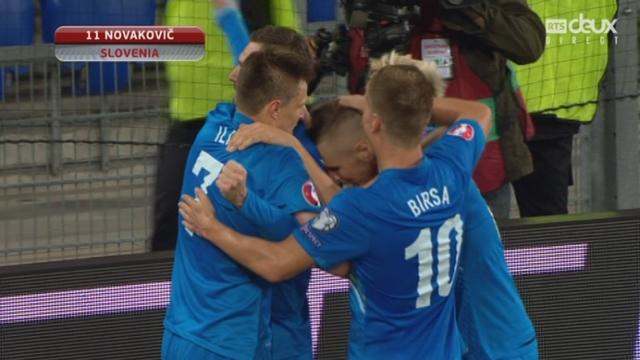 Suisse - Slovénie (0-1). 45e minute: à quelques secondes de la pause, la Suisse se fait surprendre par Novakovic