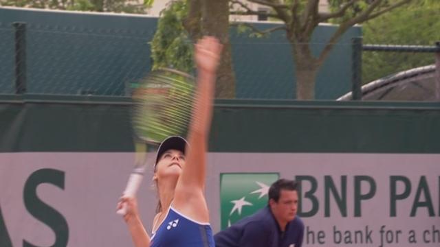 2e tour dames, Belinda Bencic (SUI) - Madison Keys (USA-16) (0-6). La Suissesse n’a pas voix au chapitre dans la manche initiale