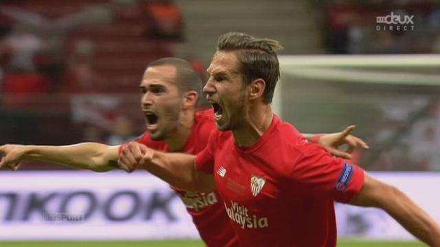 Finale, Dniepr - FC Séville (1-1): égalisation des Sévillans par Grzegorz Krychowiak d’un magnifique tir en pivot