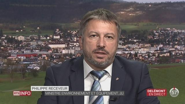 Convention sur la ligne de train Bâle-Bienne: entretien avec Philippe Receveur, ministre de l'Environnement (JU)