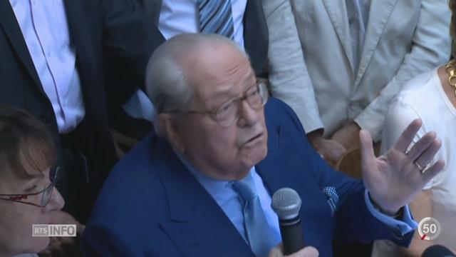 Jean-Marie Le Pen menace de se rallier au Rassemblement bleu Marine organisé par sa fille