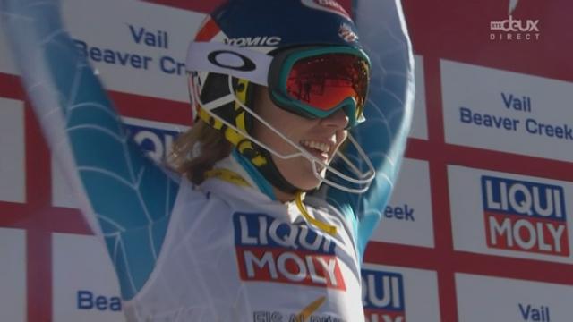 Slalom dames, 2ème manche: c'est l'or pour Mikaela Shiffrin (USA)