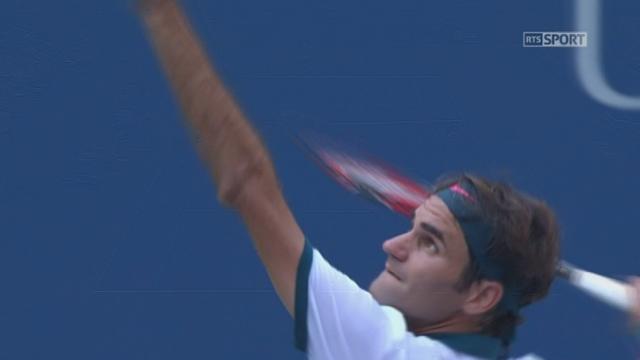 1er tour. Leonardo Mayer (ARG) – Roger Federer (SUI-2) (1-6 2-6). Un dernier jeu de 2e set spectaculaire et Federer mène 2 manches à rien en 52 minutes