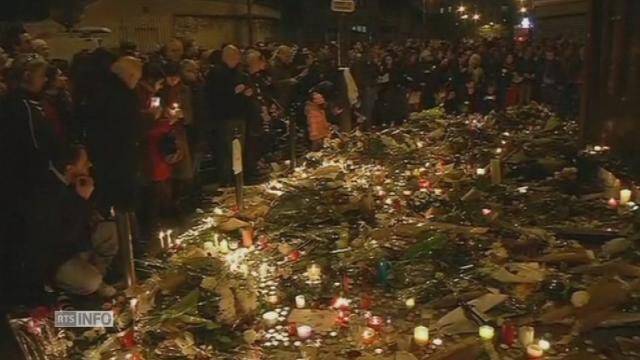 Mouvement de foule devant le Carillon à Paris