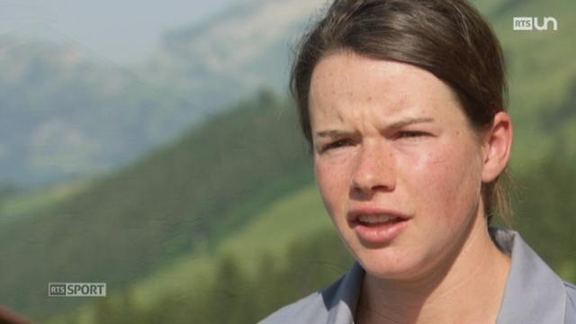 Portrait de Nathalie von Siebenthal, championne du monde de ski de fond des moins de 23 ans, qui a décidé de rester vivre à l'alpage