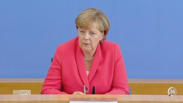 Crise des migrants: Angela Merkel souhaite que l’effort soit mieux partagé entre les pays européens