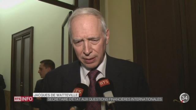 Accord Suisse - Italie: la déclaration du secrétaire d'État Jacques de Watteville