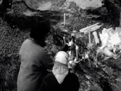 Saint Antoine à l'ermitage de Longeborgne en Valais en 1964. [RTS]