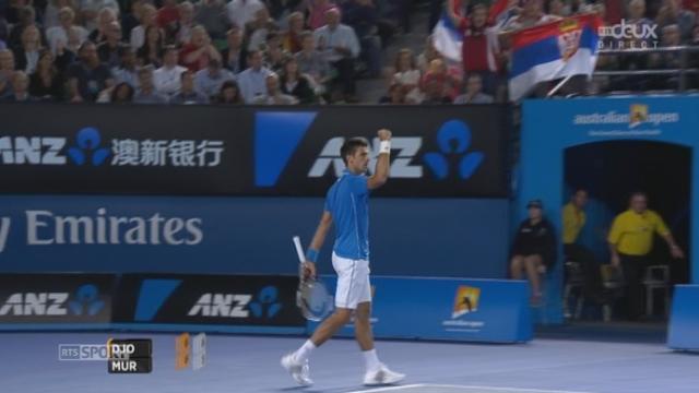 Finale, Djokovic - Murray (7-6): "Djoko" remporte cette 1ère manche 7 points à 5 au tie-break