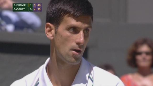 ½, Novak Djokovic (SRB-1) – Richard Gasquet (FRA-21) (7-6 6-4):  Le Serbe empoche également la 2e manche