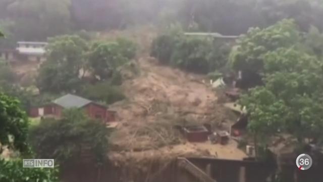 Taïwan a été ravagé par le typhon Soudelor faisant plusieurs morts ainsi que des dégâts importants