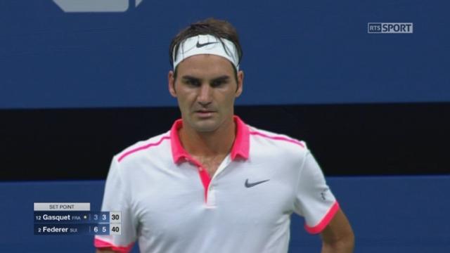 ½ Richard Gasquet [FRA-12] - Roger Federer [SUI-2] (3-6). En un peu plus d’une heure, Federer inflige deux 6-3 à son adversaire